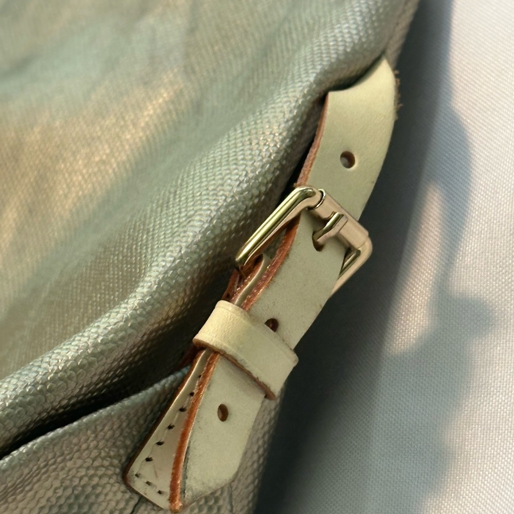 Dooney & Bourke Gold and Tan Hobo Bag with Slouchy Design - Picture 7 of 11